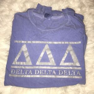 Tri Delta Comfort Colors Long Sleeve